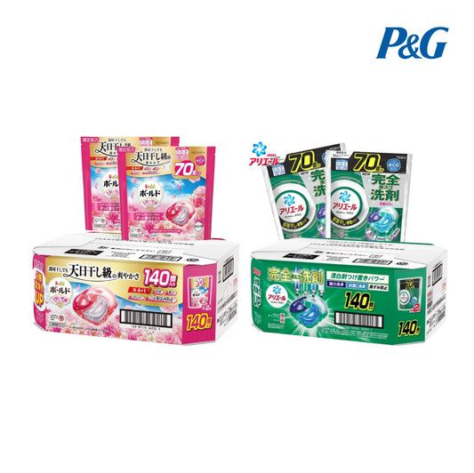 日本 P&G 4D 洗衣球 Ariel/Bold 碳酸機能 洗衣凝膠球 盒裝/補充包 66顆/140顆