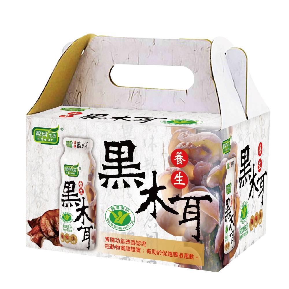 限時特賣|歐典 養生黑木耳(年節限定包裝)-(180mlX24入)