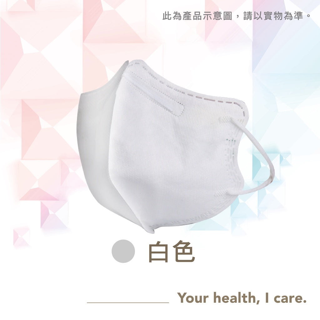 CAiRE艾可兒 新版醫用立體2D成人口罩(50/盒)-(經典系列/XL)