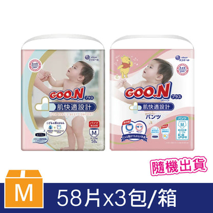 日本大王 肌快適(褲型)紙尿褲/尿布(3包/箱)-(M~XL)日本境內版